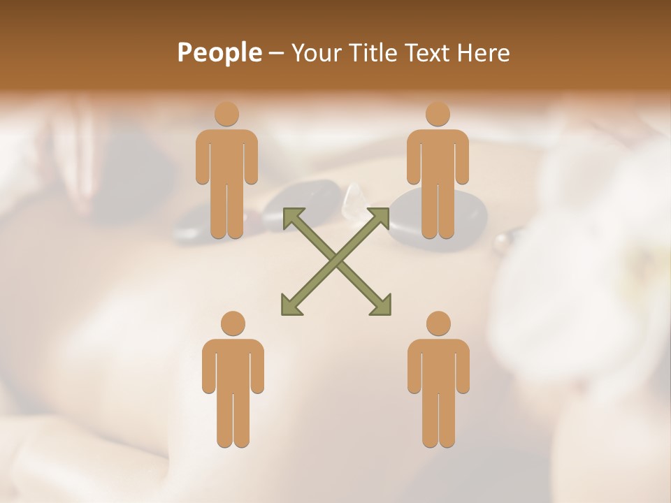 A Woman Getting A Back Massage At A Spa PowerPoint Template