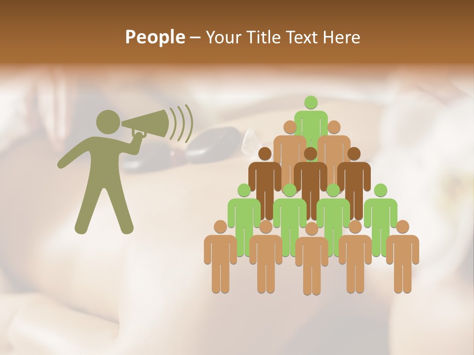 A Woman Getting A Back Massage At A Spa PowerPoint Template