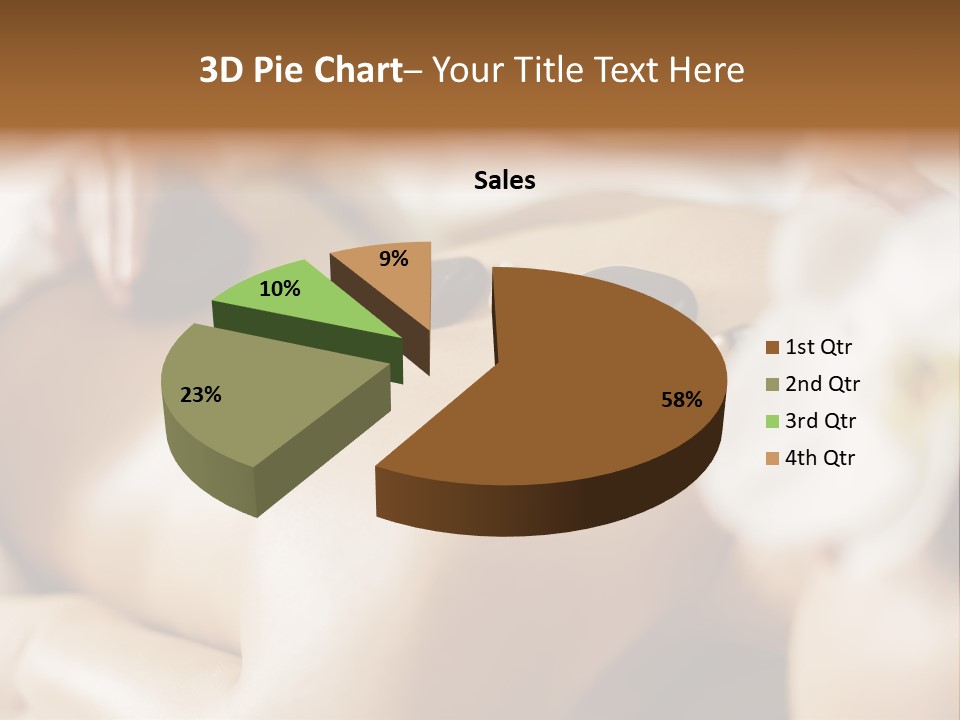 A Woman Getting A Back Massage At A Spa PowerPoint Template