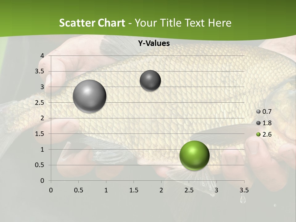 A Person Holding A Fish In Their Hands PowerPoint Template