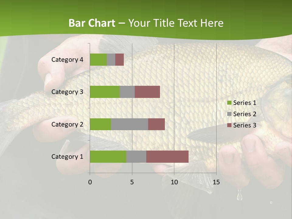 A Person Holding A Fish In Their Hands PowerPoint Template