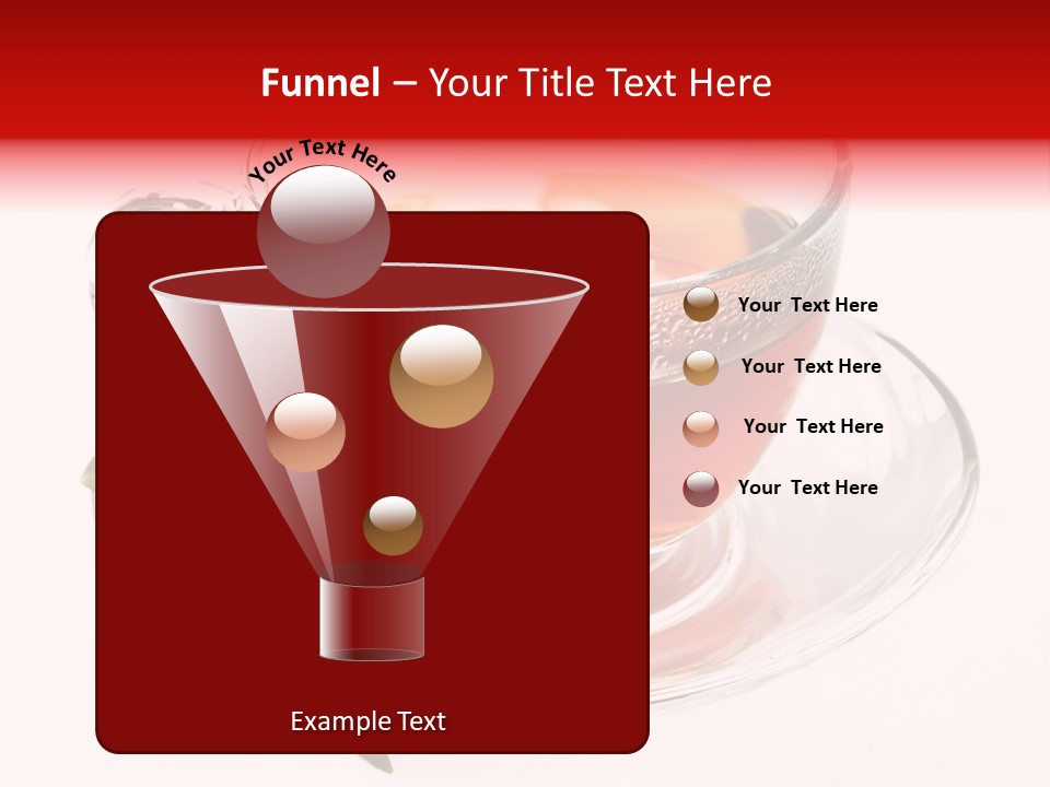 A Cup Of Tea With A Leaf On A Saucer PowerPoint Template