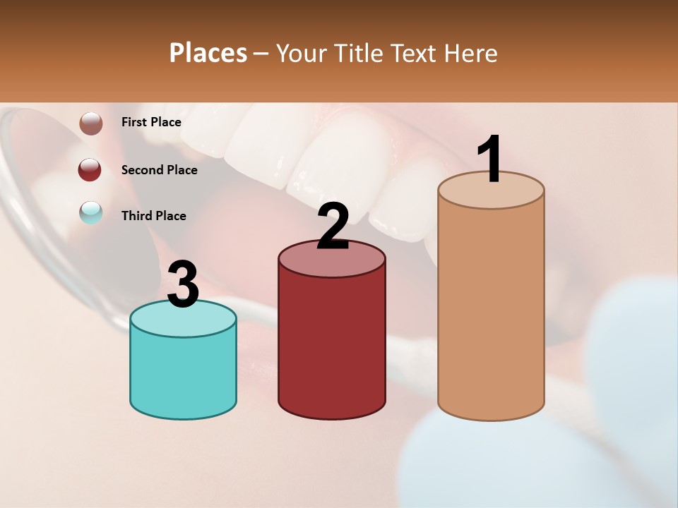 A Person With A Toothbrush In Their Mouth PowerPoint Template