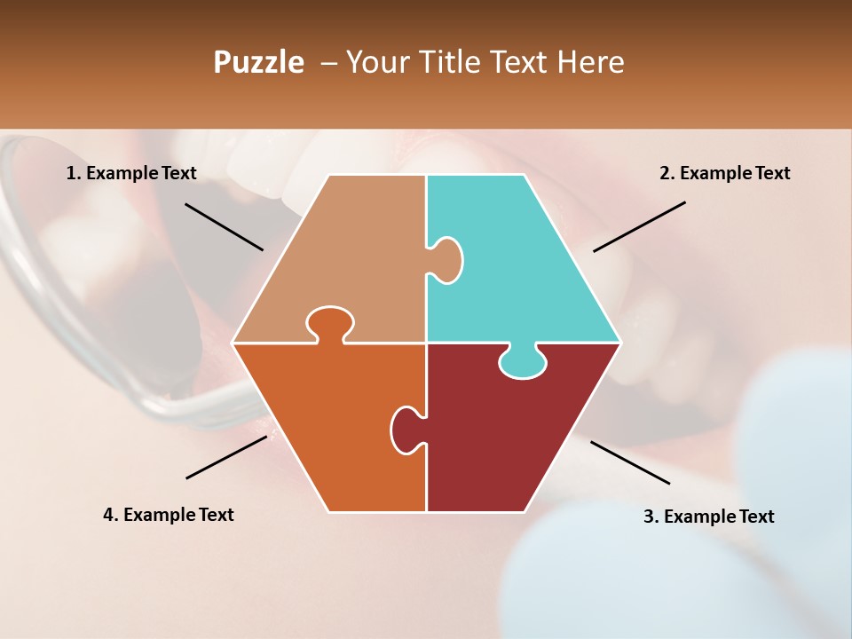 A Person With A Toothbrush In Their Mouth PowerPoint Template