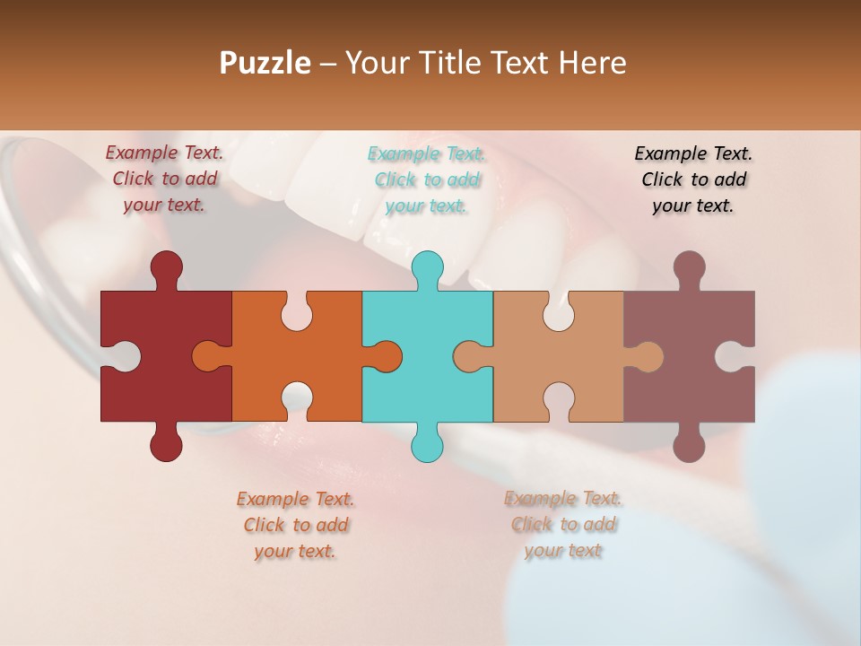 A Person With A Toothbrush In Their Mouth PowerPoint Template