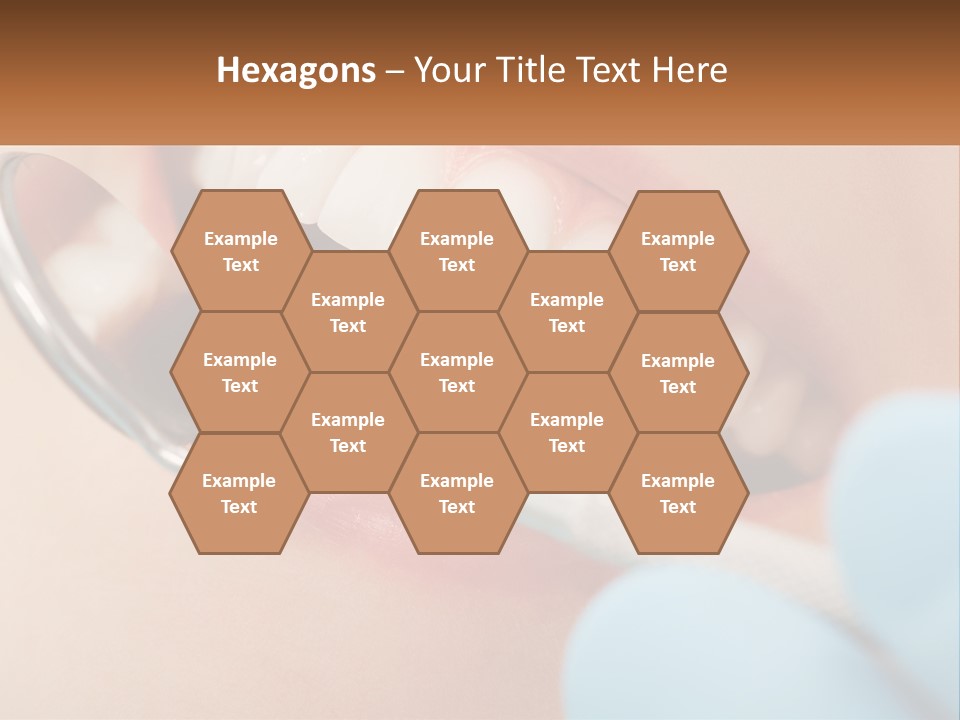 A Person With A Toothbrush In Their Mouth PowerPoint Template