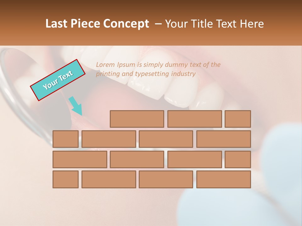 A Person With A Toothbrush In Their Mouth PowerPoint Template