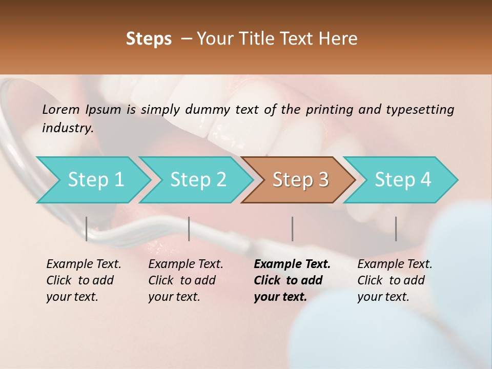 A Person With A Toothbrush In Their Mouth PowerPoint Template