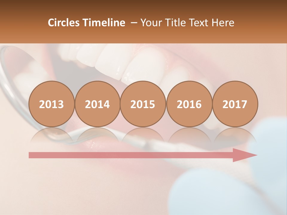 A Person With A Toothbrush In Their Mouth PowerPoint Template