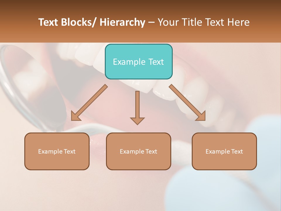 A Person With A Toothbrush In Their Mouth PowerPoint Template