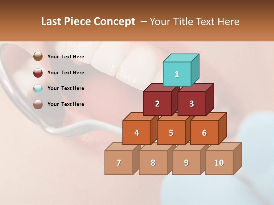 A Person With A Toothbrush In Their Mouth PowerPoint Template