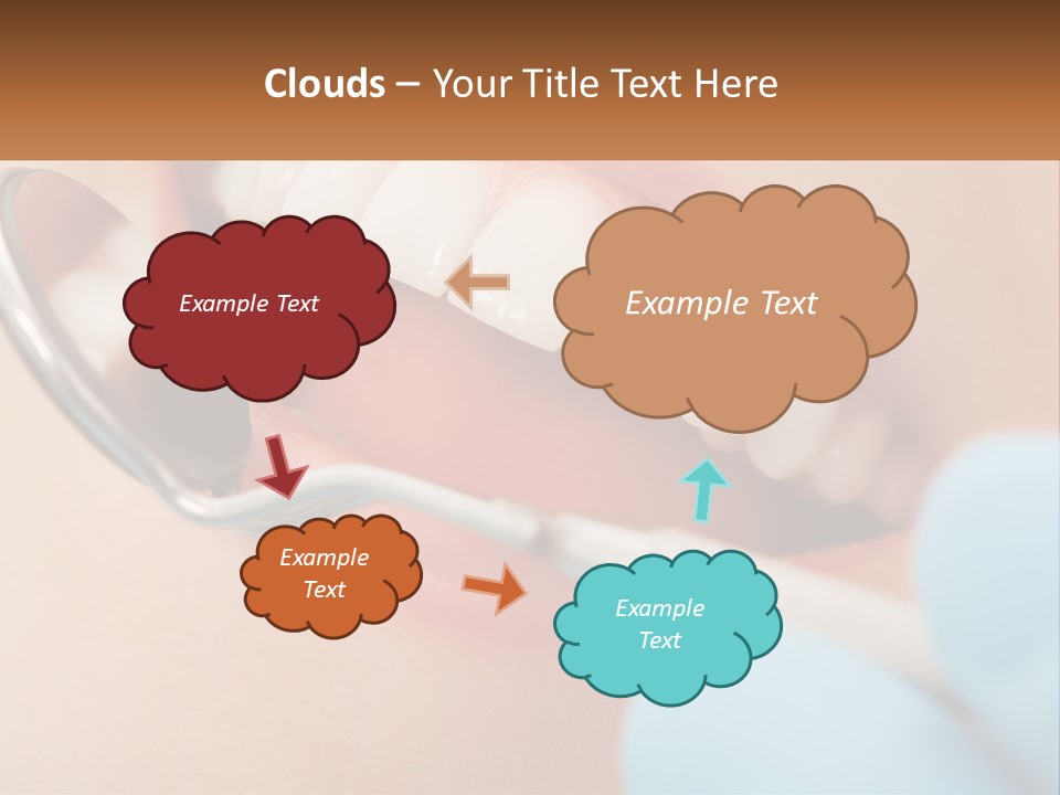 A Person With A Toothbrush In Their Mouth PowerPoint Template