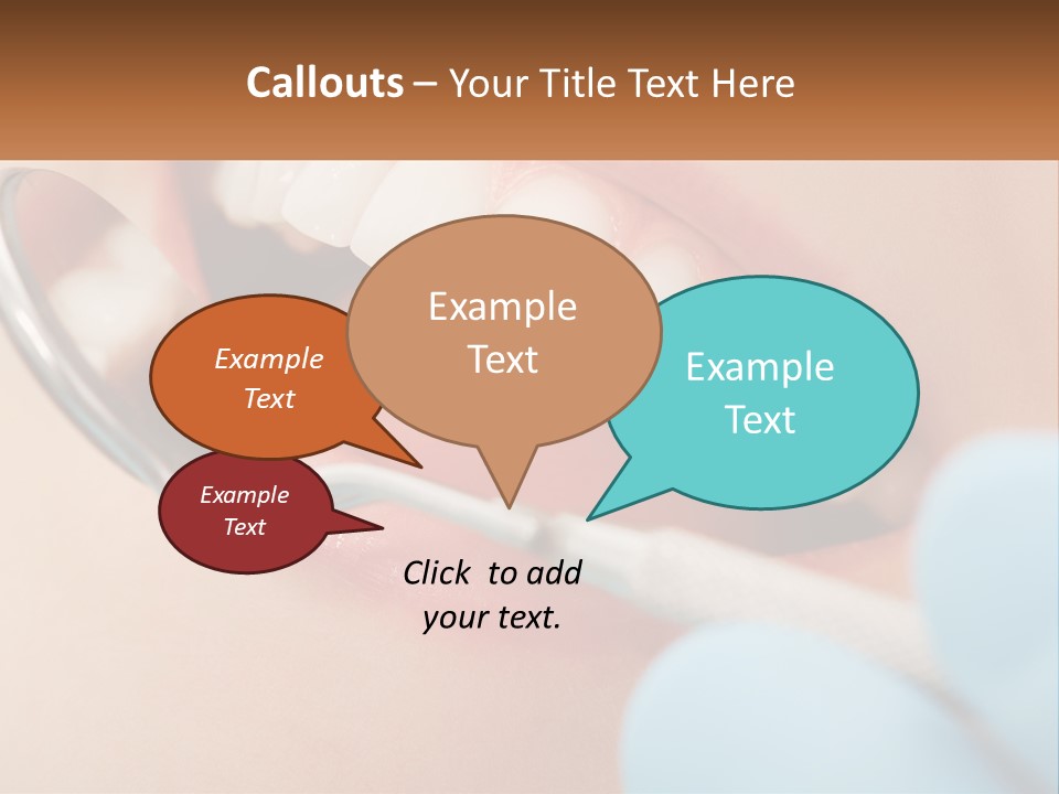 A Person With A Toothbrush In Their Mouth PowerPoint Template