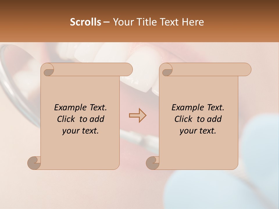 A Person With A Toothbrush In Their Mouth PowerPoint Template