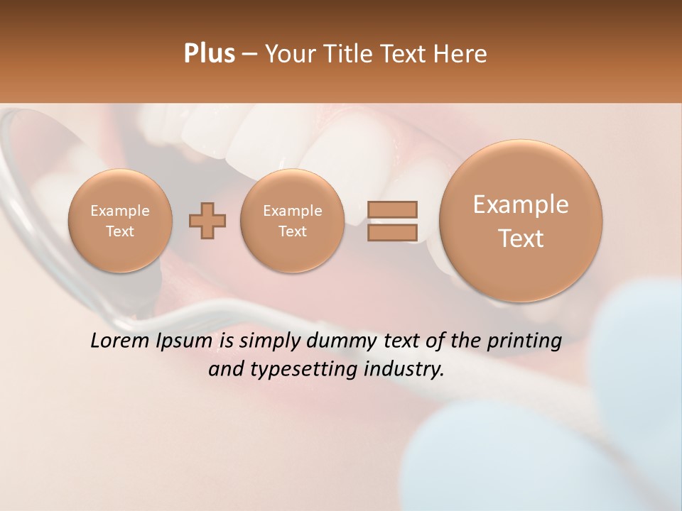 A Person With A Toothbrush In Their Mouth PowerPoint Template