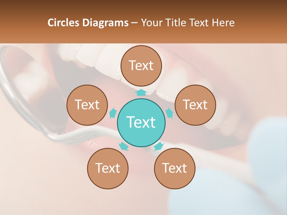 A Person With A Toothbrush In Their Mouth PowerPoint Template