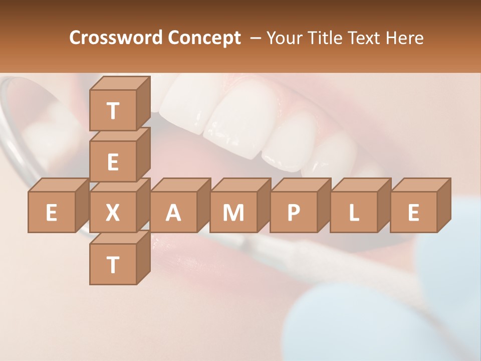 A Person With A Toothbrush In Their Mouth PowerPoint Template