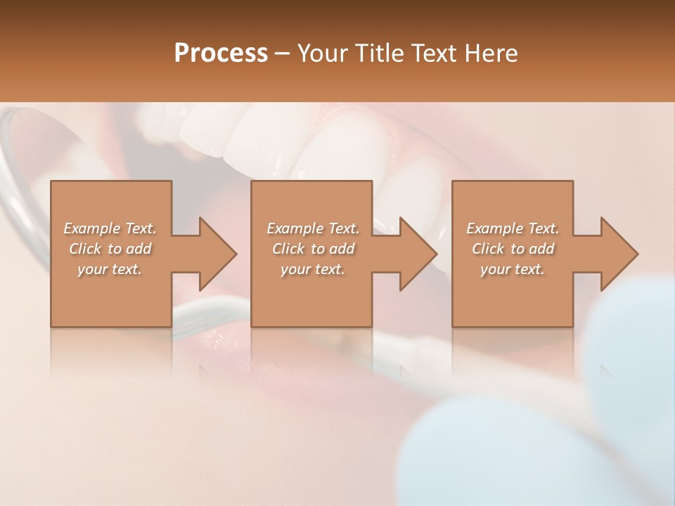 A Person With A Toothbrush In Their Mouth PowerPoint Template