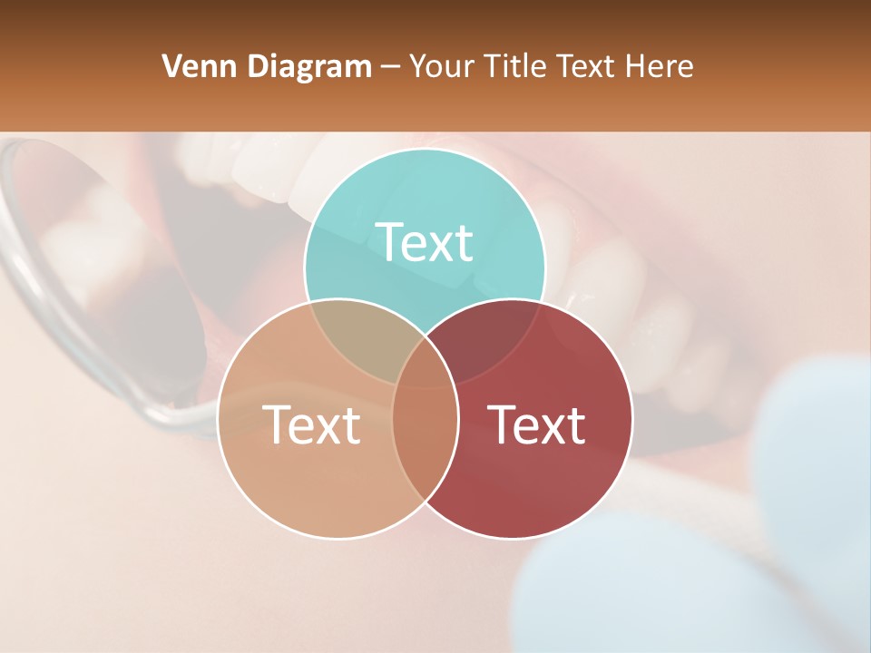 A Person With A Toothbrush In Their Mouth PowerPoint Template