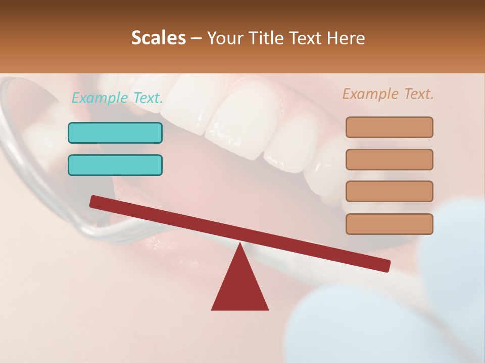 A Person With A Toothbrush In Their Mouth PowerPoint Template