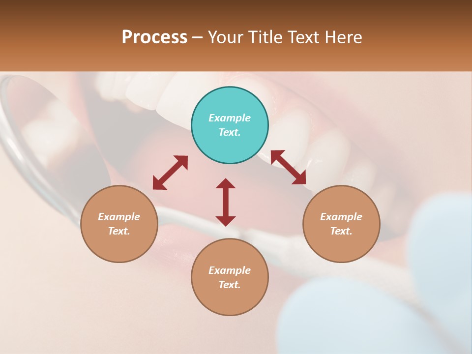 A Person With A Toothbrush In Their Mouth PowerPoint Template
