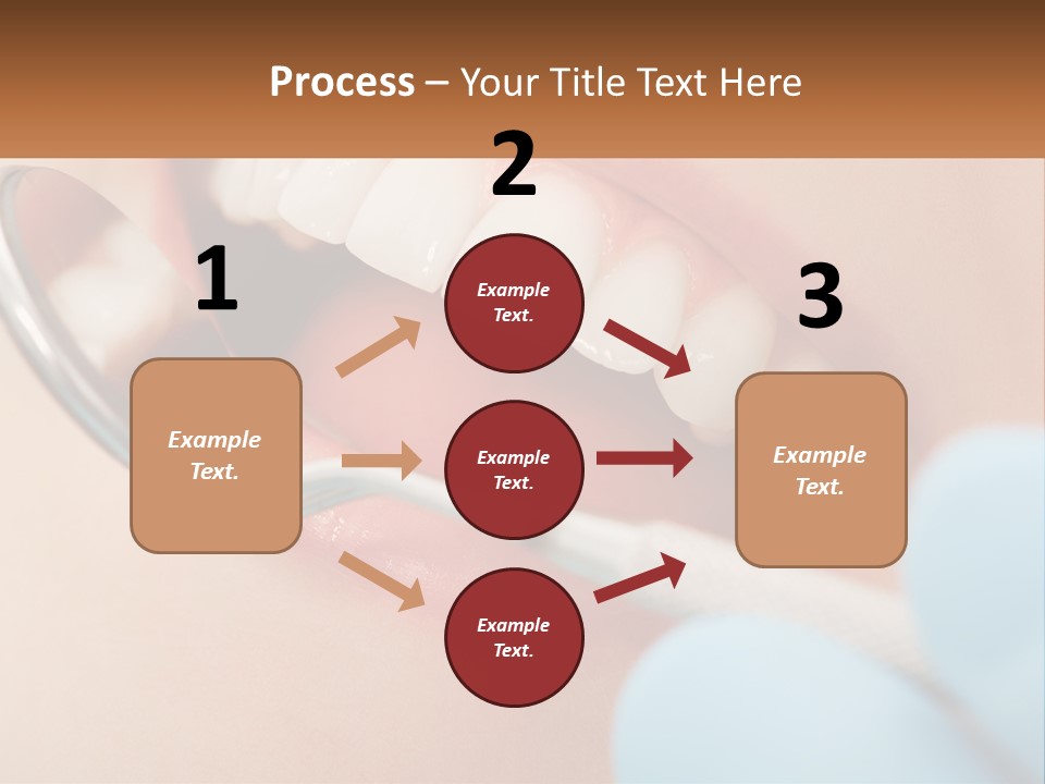 A Person With A Toothbrush In Their Mouth PowerPoint Template
