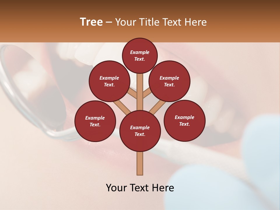 A Person With A Toothbrush In Their Mouth PowerPoint Template