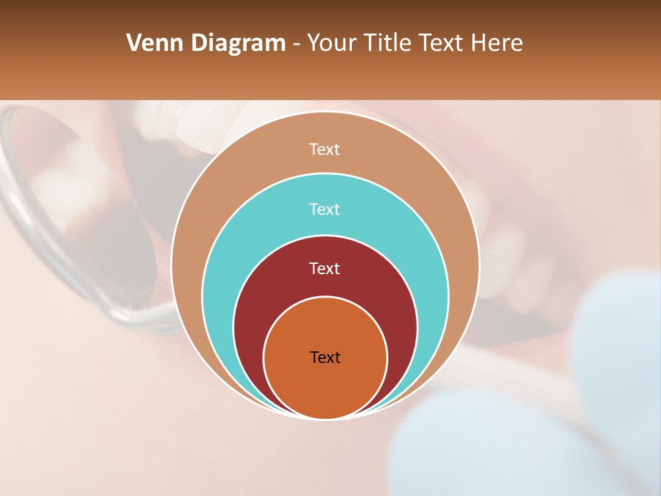 A Person With A Toothbrush In Their Mouth PowerPoint Template