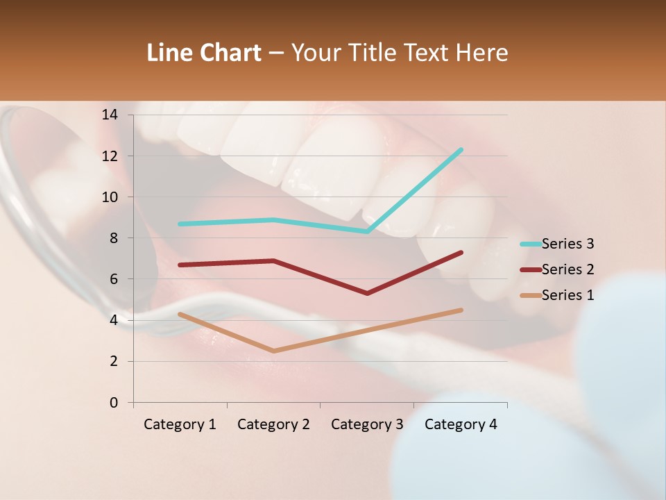 A Person With A Toothbrush In Their Mouth PowerPoint Template