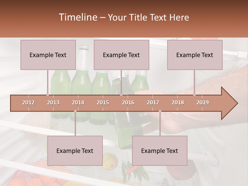 A Person Opening A Refrigerator With Green Drinks PowerPoint Template