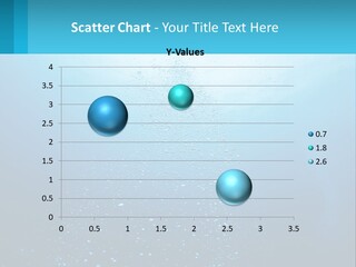A Blue Water Powerpoint Presentation With Bubbles PowerPoint Template