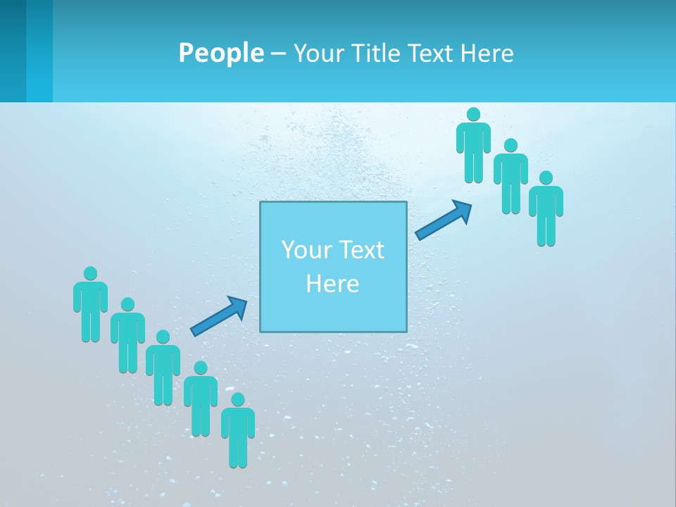 A Blue Water Powerpoint Presentation With Bubbles PowerPoint Template
