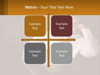 A Man Sitting On A Couch With A Tie On PowerPoint Template