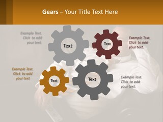 A Man Sitting On A Couch With A Tie On PowerPoint Template