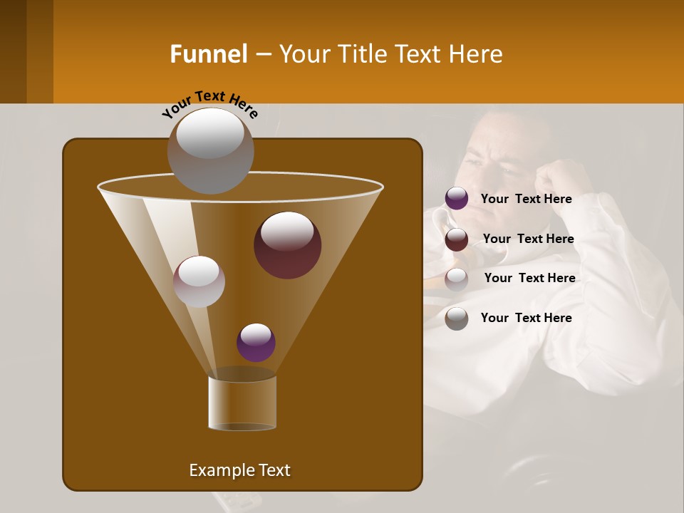 A Man Sitting On A Couch With A Tie On PowerPoint Template