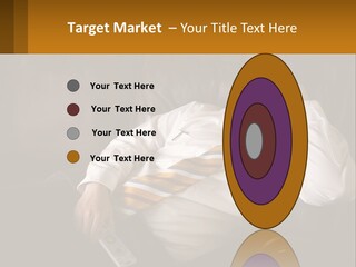 A Man Sitting On A Couch With A Tie On PowerPoint Template