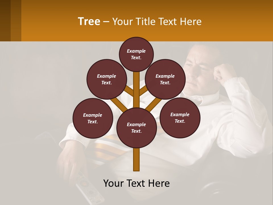 A Man Sitting On A Couch With A Tie On PowerPoint Template