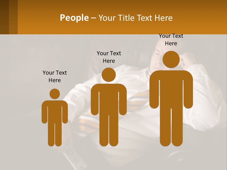 A Man Sitting On A Couch With A Tie On PowerPoint Template