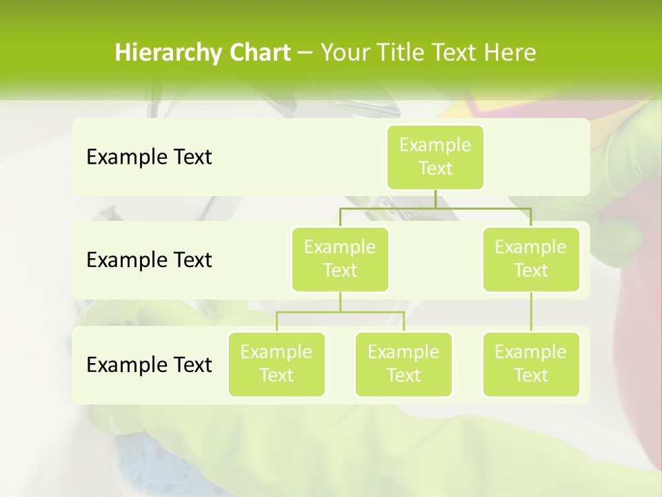 A Person In Green Gloves Washing A Sink PowerPoint Template
