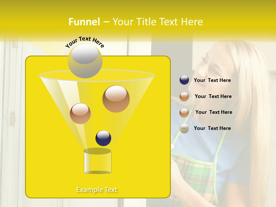 A Woman Cleaning A Door With A Sponge PowerPoint Template