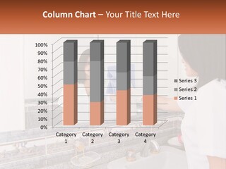 A Woman In White Scrubs Her Hands In Front Of A Mirror PowerPoint Template