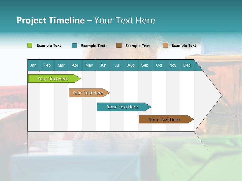 A Little Girl Sitting In Front Of A Pile Of Presents PowerPoint Template