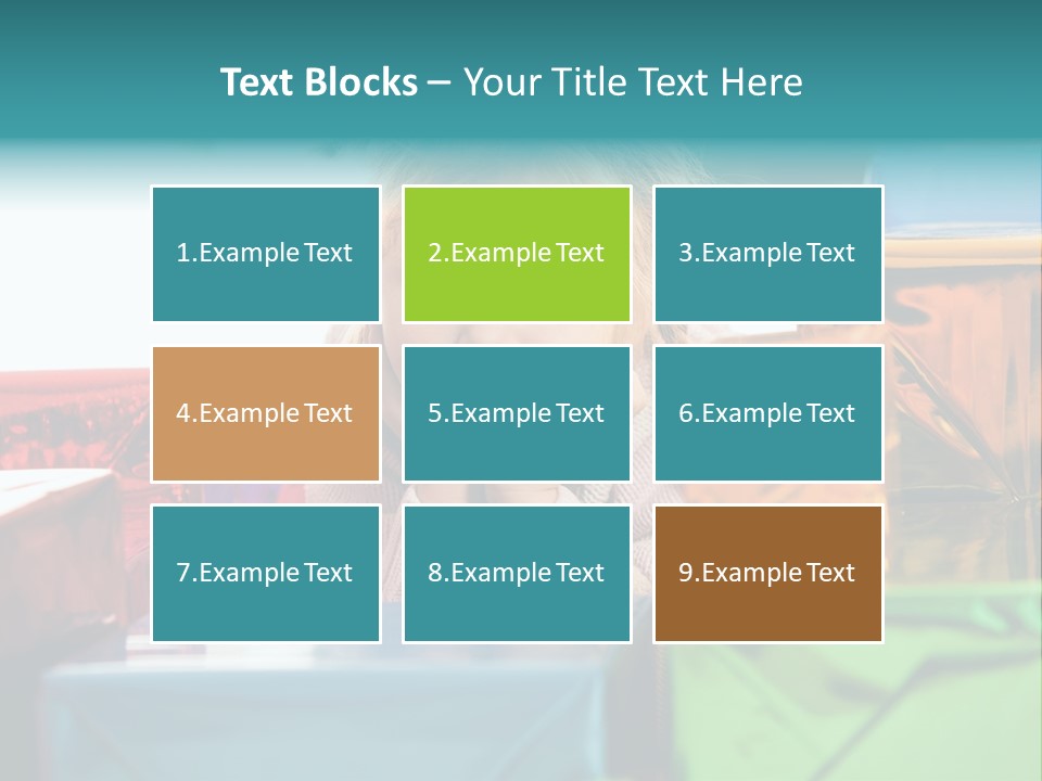 A Little Girl Sitting In Front Of A Pile Of Presents PowerPoint Template