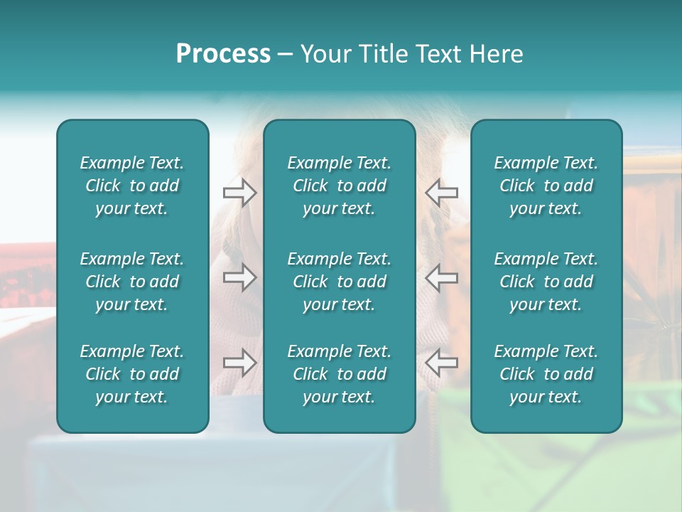 A Little Girl Sitting In Front Of A Pile Of Presents PowerPoint Template