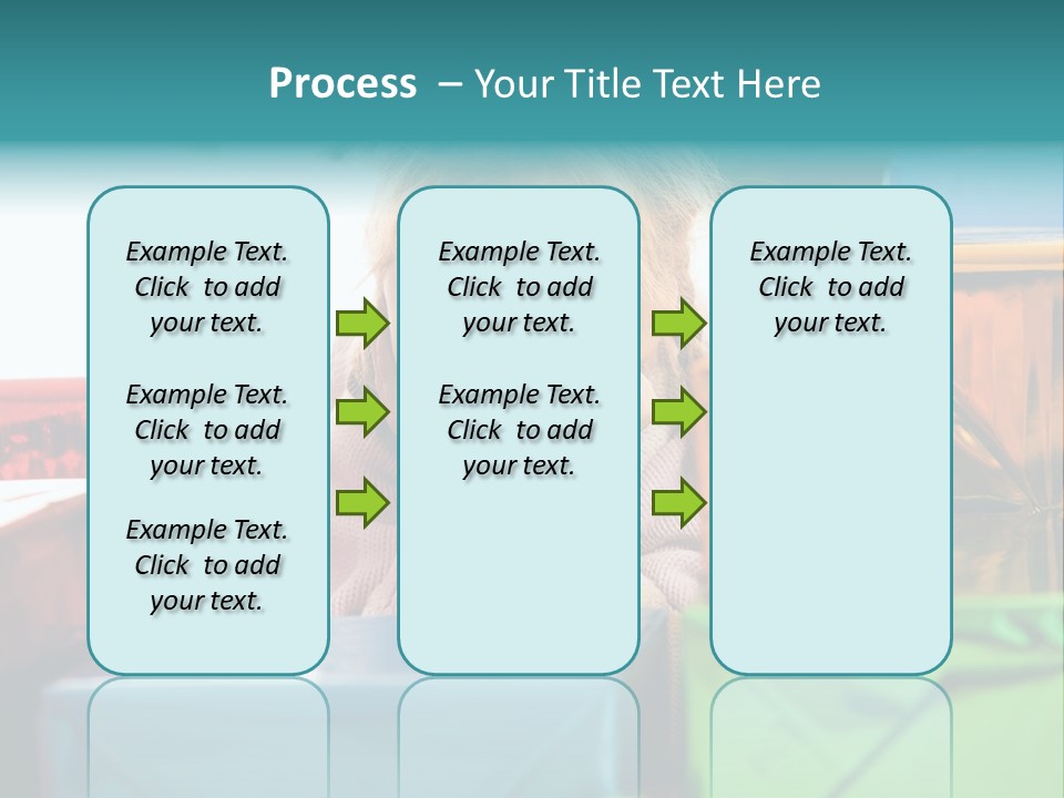 A Little Girl Sitting In Front Of A Pile Of Presents PowerPoint Template