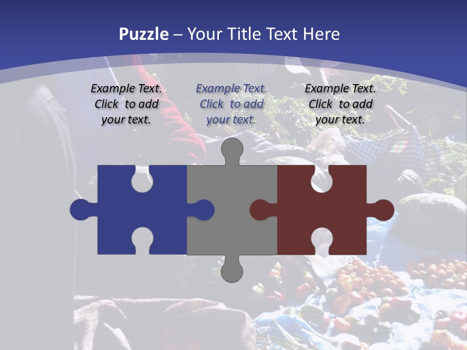 A Group Of People Sitting Around A Table Full Of Vegetables PowerPoint Template