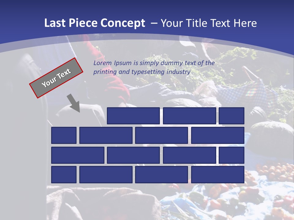 A Group Of People Sitting Around A Table Full Of Vegetables PowerPoint Template