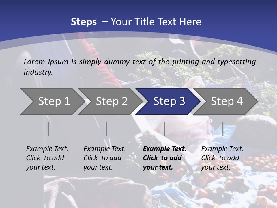 A Group Of People Sitting Around A Table Full Of Vegetables PowerPoint Template