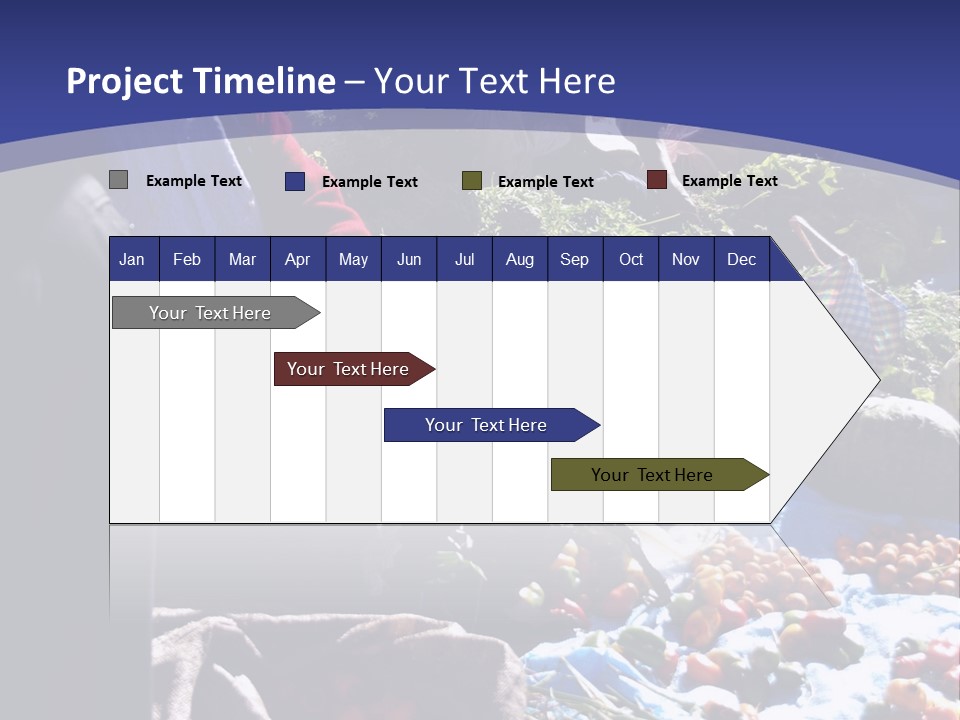 A Group Of People Sitting Around A Table Full Of Vegetables PowerPoint Template