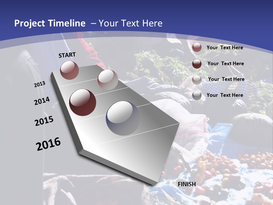 A Group Of People Sitting Around A Table Full Of Vegetables PowerPoint Template